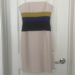 New- BCBG Maxazria strapless dress with built in corset